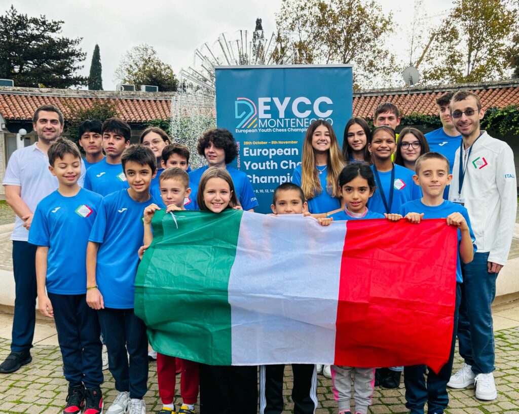 La delegazione italiana all’European Youth Chess Championship 2025 – Budva